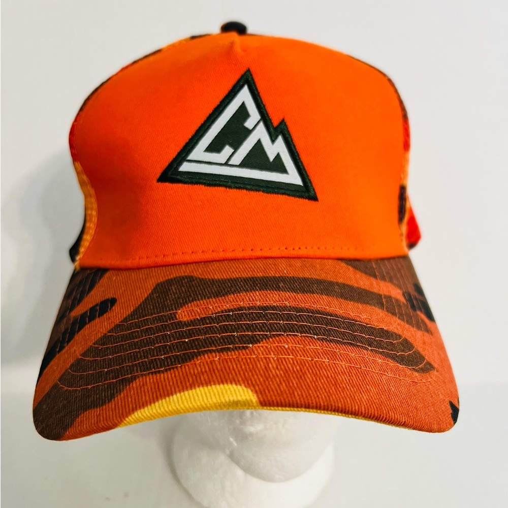 Chillmeister Orange Camouflage Cap